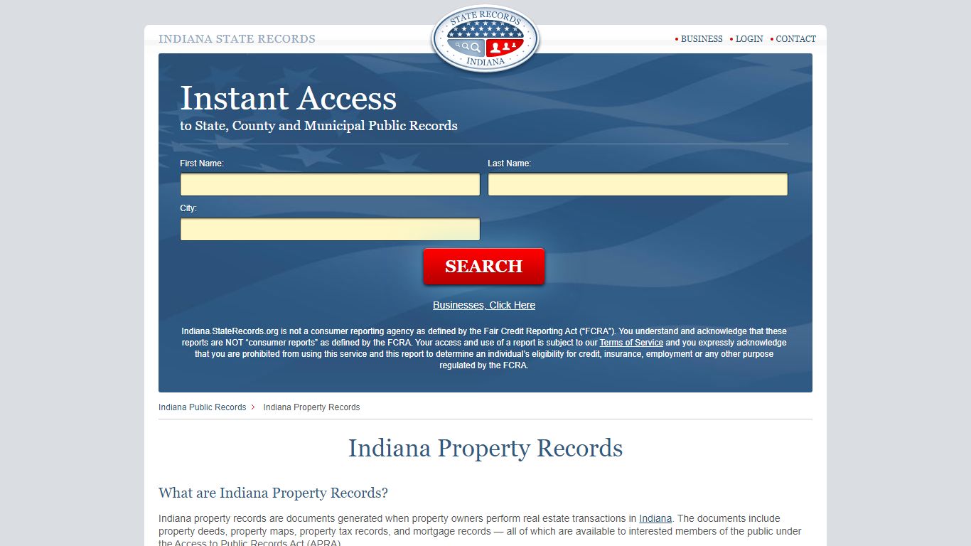 Indiana Property Records | StateRecords.org